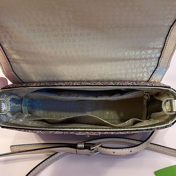 ✨HOST PICK ✨ Kate Spade Pink, Silver and Champagne Sparkly Top Handle Handbag… - Picture 15 of 16